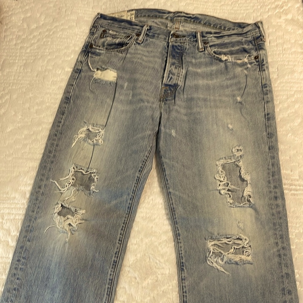 Abercrombie & Fitch low rise bootcut Kilburn style jeans 36x32